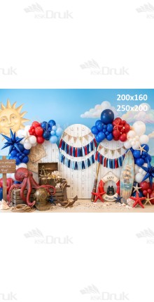 Tło fotograficzne „Piracka przygoda – morski świat kapitana” | UB_870